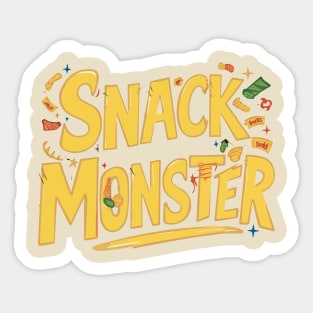 SNACK MONSTER Sticker